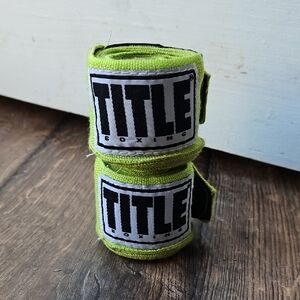 TITLE Boxing Lime Hand Wraps